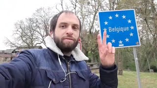 Пешком из Франции 🇨🇵 в Бельгию 🇧🇪 за 5 часов. Места и пейзажи Франции и Бельгии в одном видео.