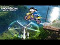 the insanity of jumping over helicopters with bikes in Ghost Recon: Breakpoint