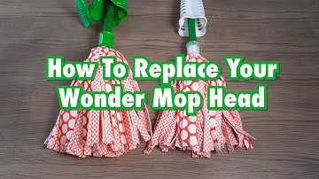 Libman Wonder® Mop and Heavy Duty Wonder® Mop | How to Replace Your Mop Head