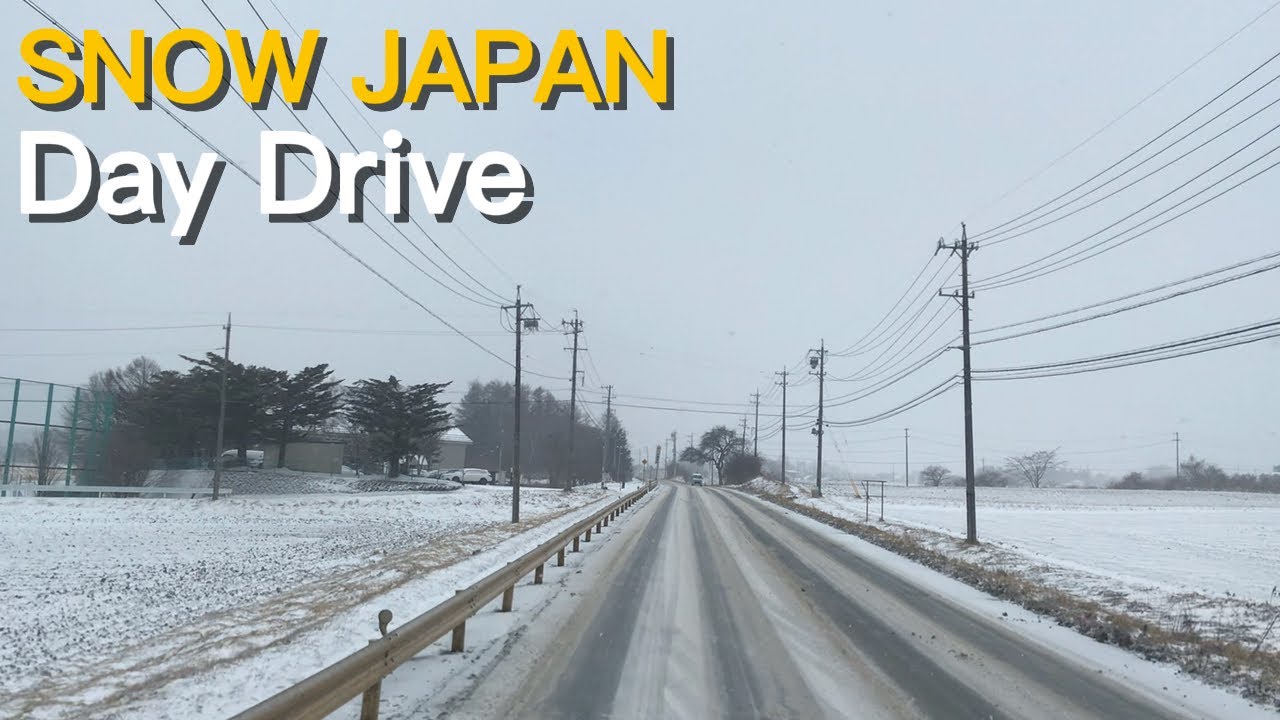 Snowy Japan Drive | Truck POV in Nagano Highlands | Winter Countryside Road