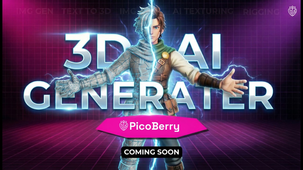PicoBerry - New 3D AI Generator Coming Soon! Join Waitlist!