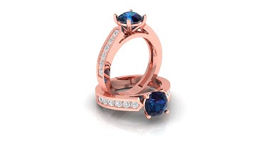 ||Making of Channel Set Round Diamond in Matrix9 ||Wedding Ring ||Solitaire Ring || Semi-mount Ring