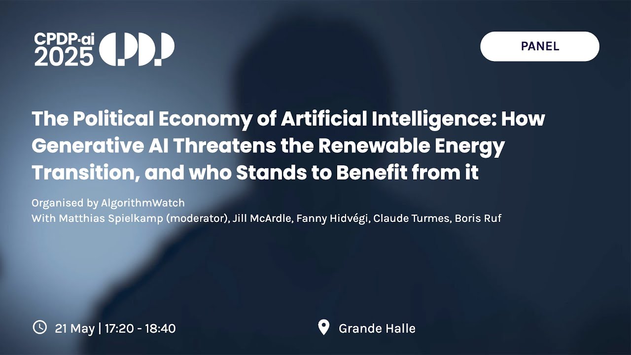 CPDP.ai 2025 - The Political Economy of Artificial Intelligence How ...
