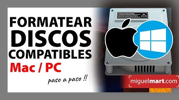 Cómo  FORMATEAR DISCO para que sea COMPATIBLE con MAC y PC