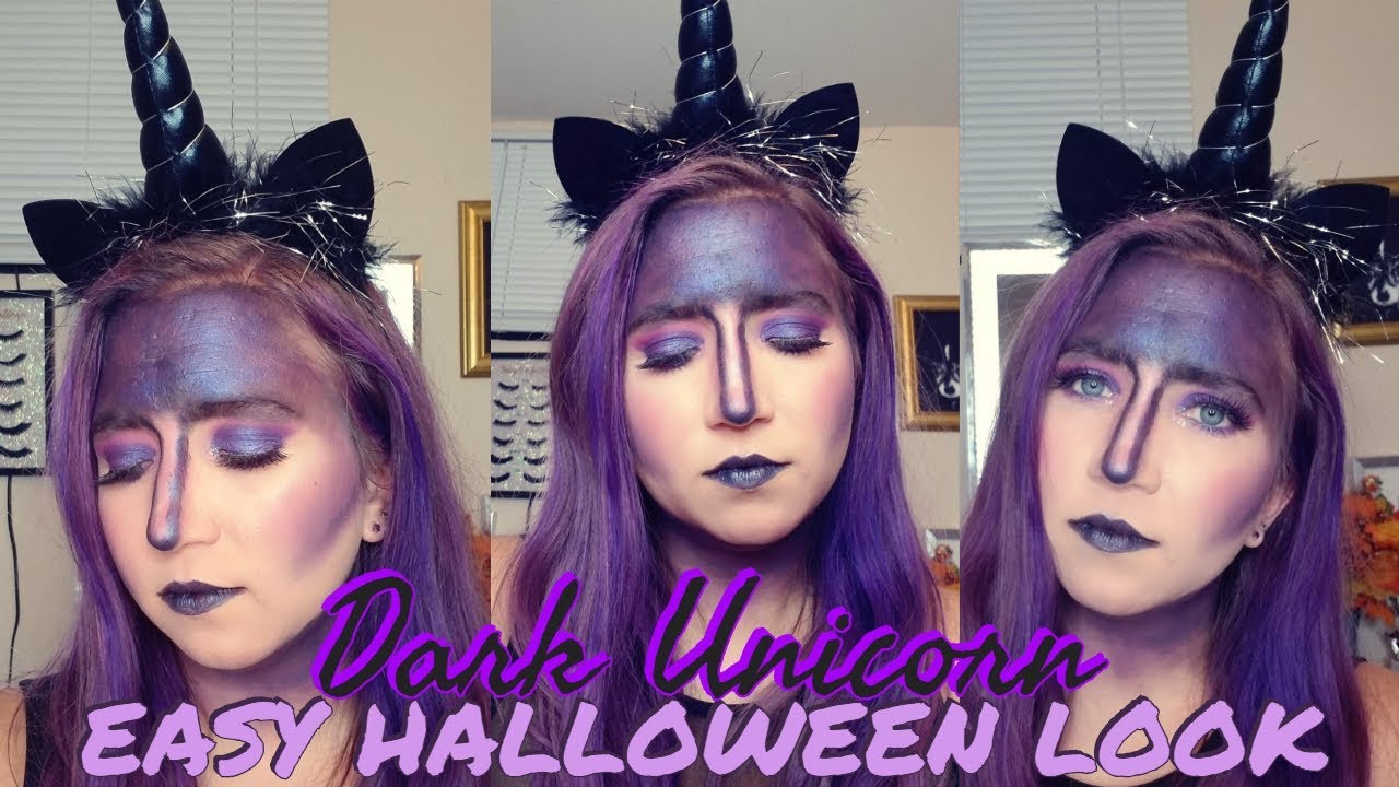 Unicorn Tutorial // Halloween Look - YouTube