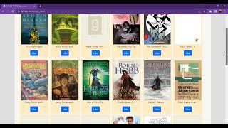 A Books Recommendation website