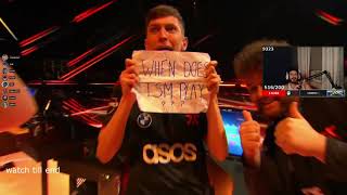 Boaster is trolling on the champs stage when does tsm play?????