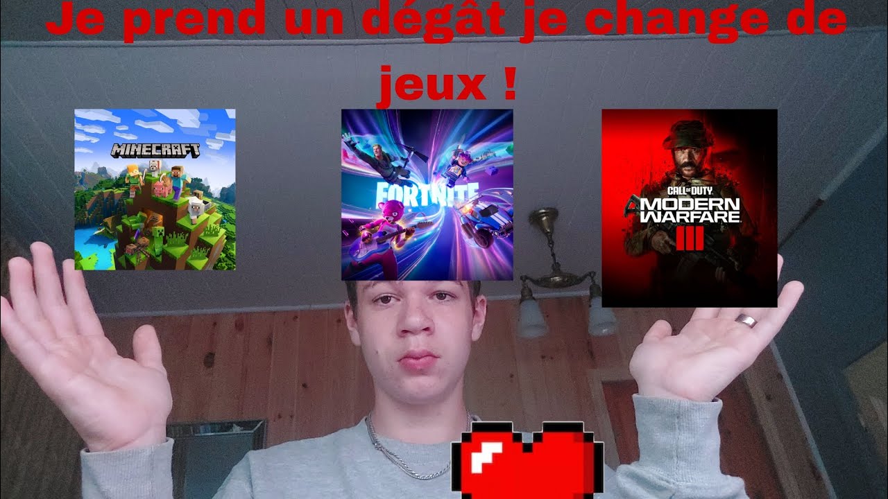 JE PREND UN DÉGAT, JE CHANGE DE JEUX ! (Partie 1) - YouTube