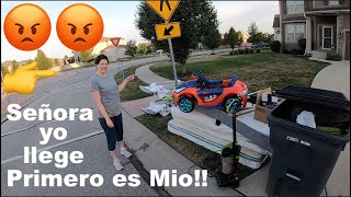 😱HOY SI PEDI AYUDA☺️ PARA llevar TODO / LO QUE TIRAN EN USA LOS MILLONARIOS / VENTA DE GARAGE EN USA