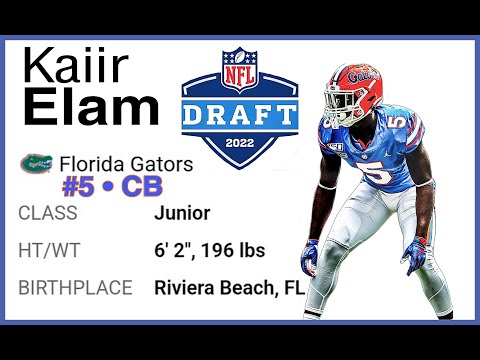 Florida CB Kaiir Elam Highlights 