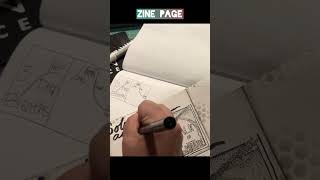 MAKING A ZINE PAGE #zines #artjournal #cursive #drawing #coleadams #woohoocreative #art #collageart
