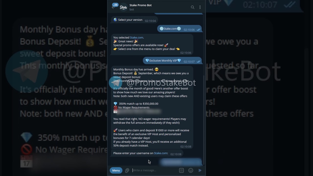 Stake February Monthly bonus 