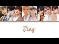 ATEEZ Stay Lyrics Color Coded Han Rom Eng 