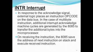 INTR(non-vectored interrupts)