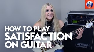 How to Play Satisfaction on Guitar - Rolling Stones Song Lesson chords