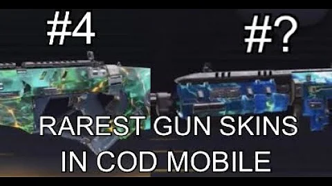 TOP 10 RAREST GUN SKINS | COD MOBILE
