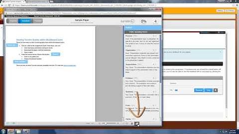 Viewing Graded Turnitin Assignments in Blackboard Learn