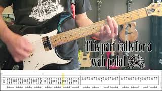 Sevendust - Bender (Guitar Cover) (Scrolling Tabs In Video)