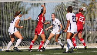 Womens Soccer - Emma Phillips Bags Brace Against Nebraska