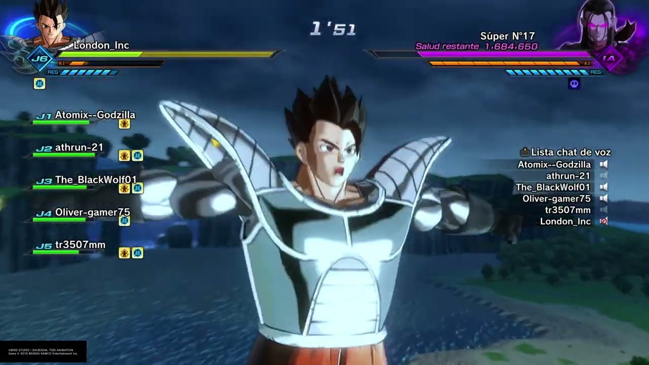 DRAGON BALL XENOVERSE 2 super 17 raid boss event