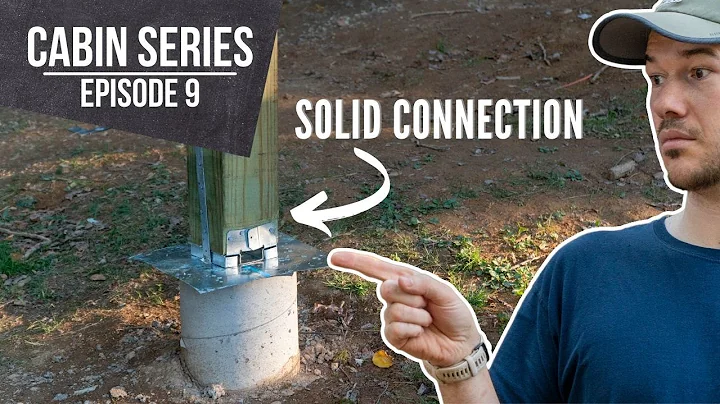 DIY Cabin Post and Beam Foundation Framing Part 1 - Episode 9