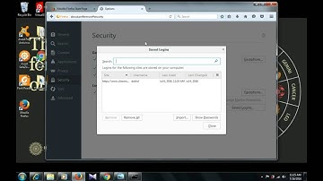 How to view username & passwords on Mozilla Firefox.