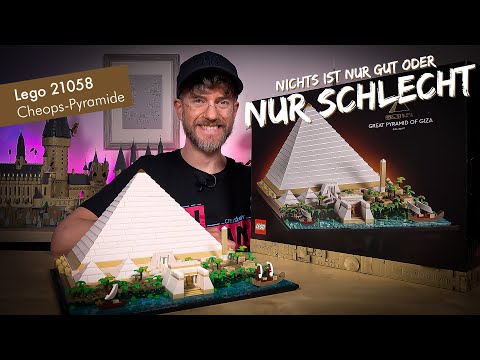 Einmal halb und halb bitte! Lego Architecture 21058 Cheops-Pyramide