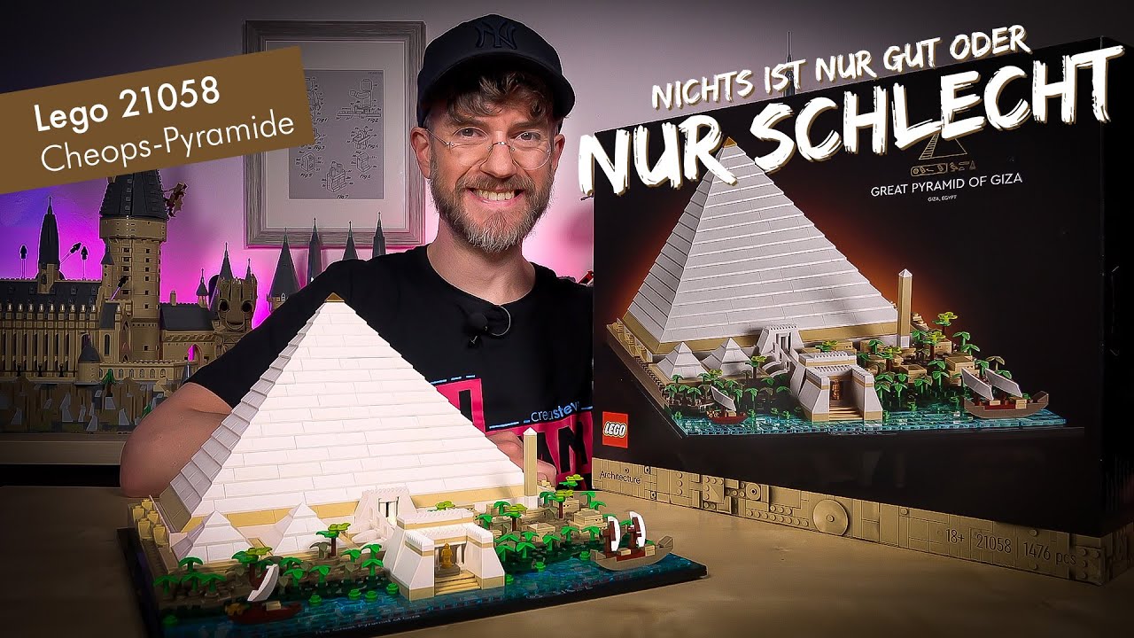 Einmal Architecture Lego - Cheops-Pyramide bitte! 21058 YouTube halb halb und