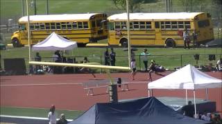 Girls 400m seeded heat of Bullis Invitational 4-16-16