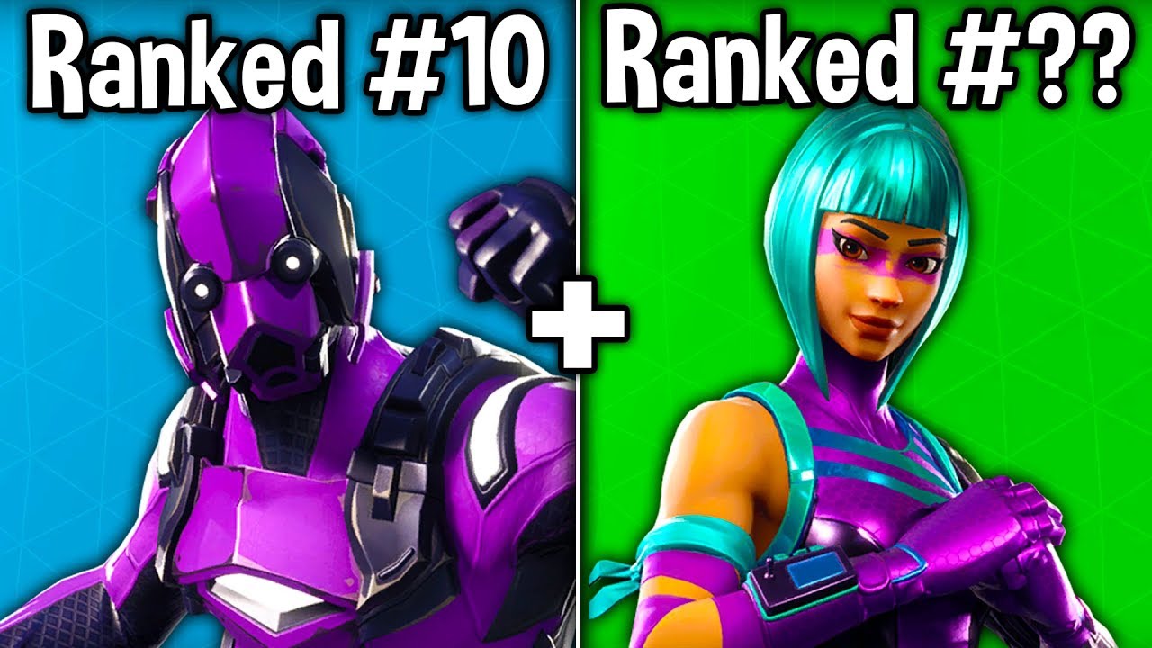 RANKING EVERY EXCLUSIVE SKIN FROM WORST TO BEST! (Fortnite Battle ...