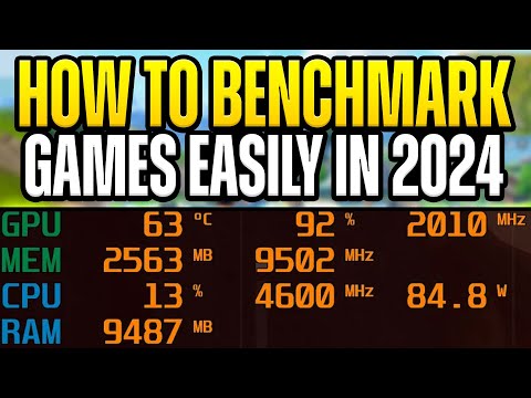 How To Benchmark Games 2024 - MSI Afterburner