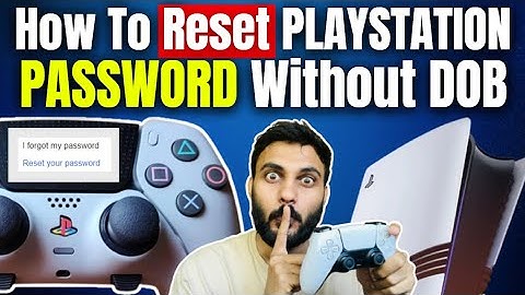 How To Reset PLAYSTATION PASSWORD Without DOB ⚡#playstation5 #ps5