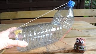 Homemade mouse trap - simple humane rat trap(In this video it shows you how to make an easy live mouse trap with just a plastic bottle, twine and toothpicks. This is 100% humane trap. After capturing the ..., 2014-07-03T18:59:39.000Z)