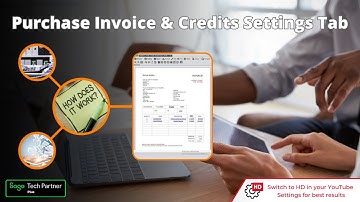 Sicon Document Automation | Purchase Invoice and Credits Tab