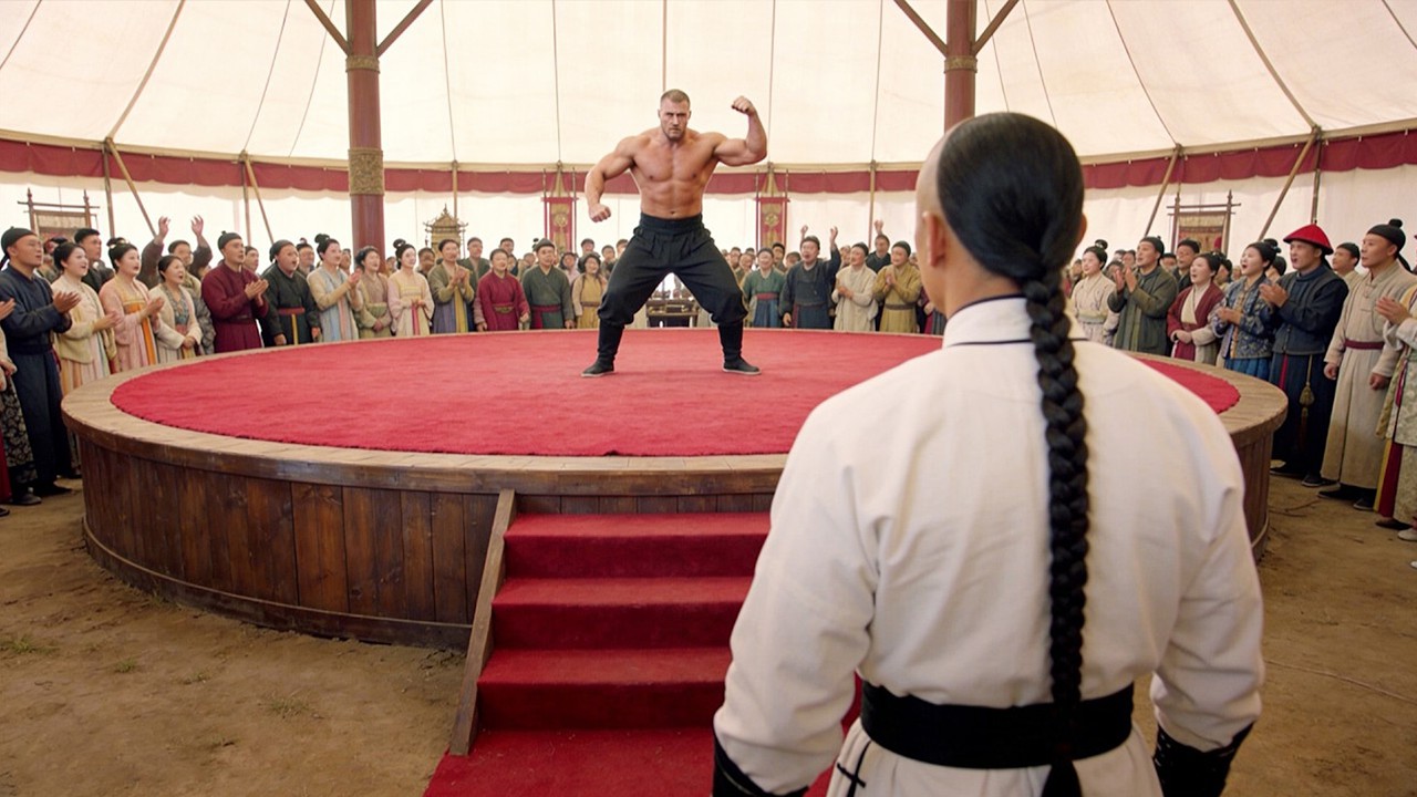 大力士瞧不起中國功夫，哪料被功夫小子暴揍到跪地求饒！ #drama #kungfu #中國電視劇