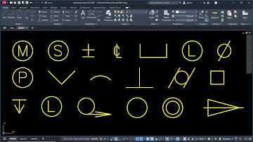 How to Add Engineering Drawing Symbols in AutoCAD | GD&T Symbols In AutoCAD