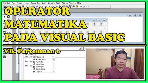 OPERATOR MATEMATIKA PADA VISUAL BASIC