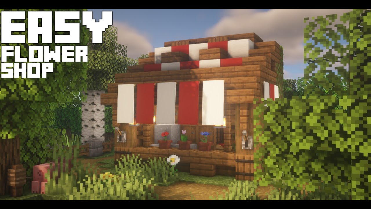 Easy Flower shop [tutorial] 1.18+ - YouTube