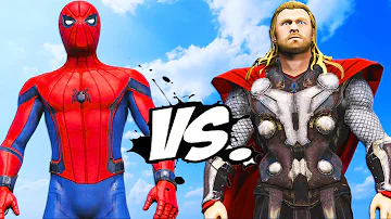 Spider-Man vs THOR - Epic Superheroes Battle