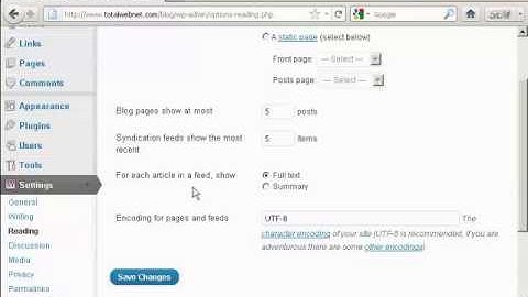Change the number of blog posts shown on a home page