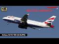 British Airways - Airbus A319-100 (G-EUPN) Takeoff at Vienna Airport Runway 16 #planespottingvienna