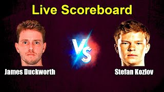 James Duckworth vs Stefan Kozlov Live Score - ATP Challenger Mexico City, Mexico Men Singles