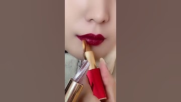 Red lipsticktesting makeup popular Lipstick Color red #beauty #makeuptutorial