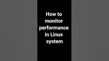 Performance monitoring #shorts  #linux