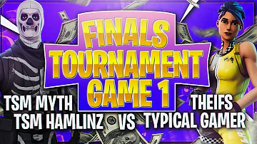 TSM Myth - TSM HAMLINZ AND I PLAY FOR $10,000!!! (GAME 1) | (Fortnite Friday Finals)