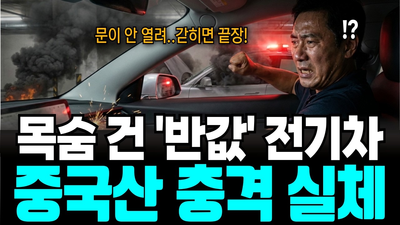 [중국 전기차 붕괴] 테슬라 잡는다더니 거품 터진 위기, 전 세계 소비자가 철저히 외면하는 진짜 원인