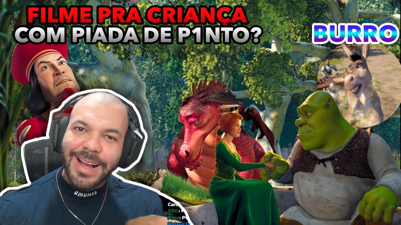 O BURRO DO SHREK É MUITO CHATO KKKKKKKKKKKKKKK - RENANPLAY REACT