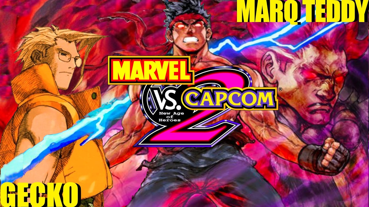 Marvel vs Capcom 2: MARQ TEDDY vs GECKO