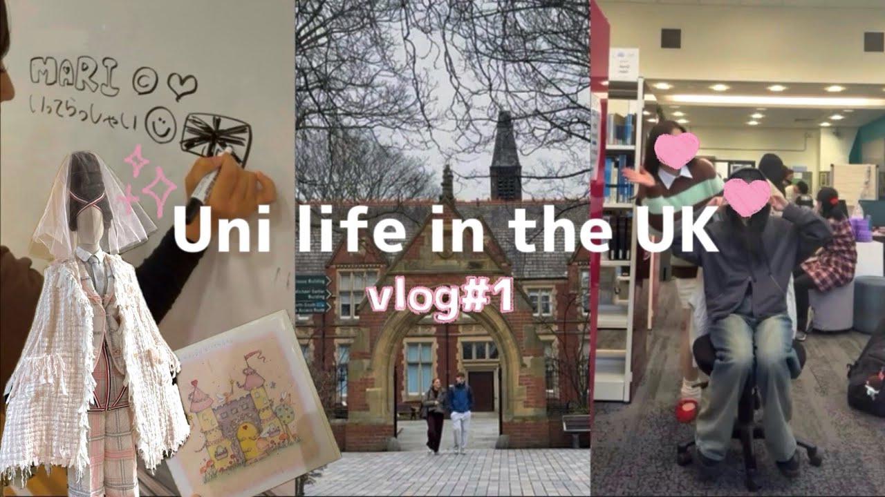 【イギリス留学vlog】#1 ついに憧れのイギリス留学🇬🇧リーズ大学で過ごす最初の1週間