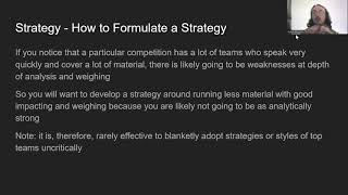 'Advanced' Strategy in BP Debating
